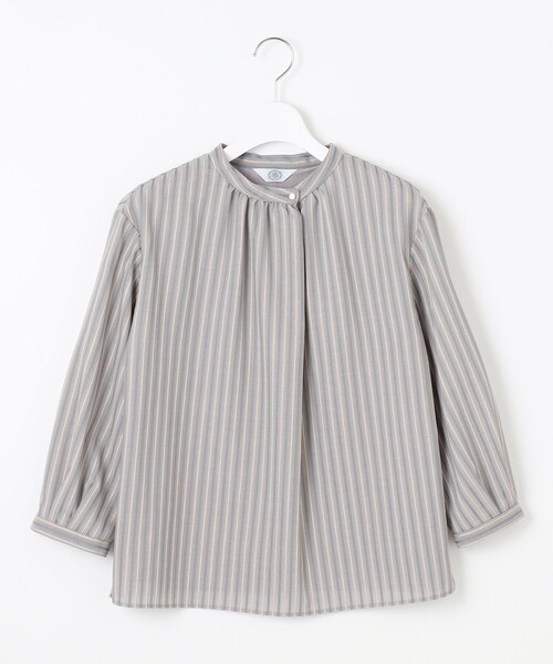 J.PRESS（J.プレス） tシャツ TW ストライプ＆チェック カットソー