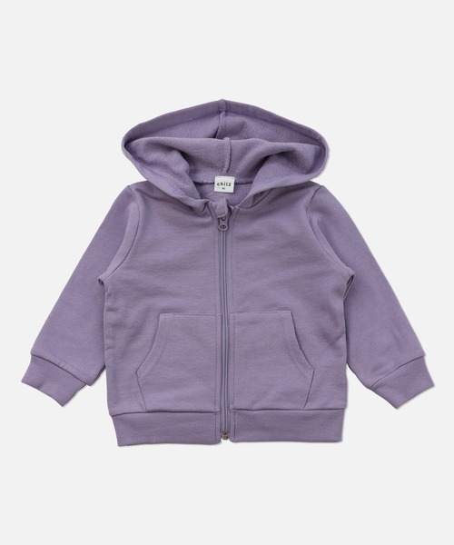 chil2 パーカー 全14色 無地ジップアップパーカー キッズ 子供服