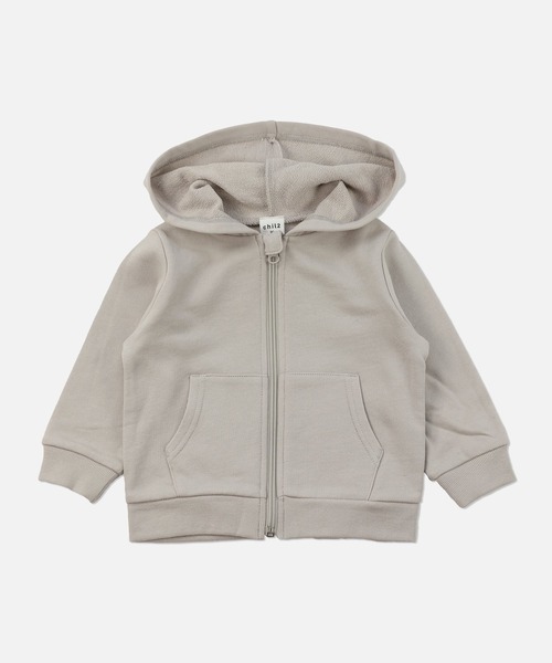 chil2 パーカー 全14色 無地ジップアップパーカー キッズ 子供服