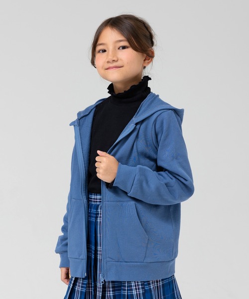 chil2 パーカー 全14色 無地ジップアップパーカー キッズ 子供服
