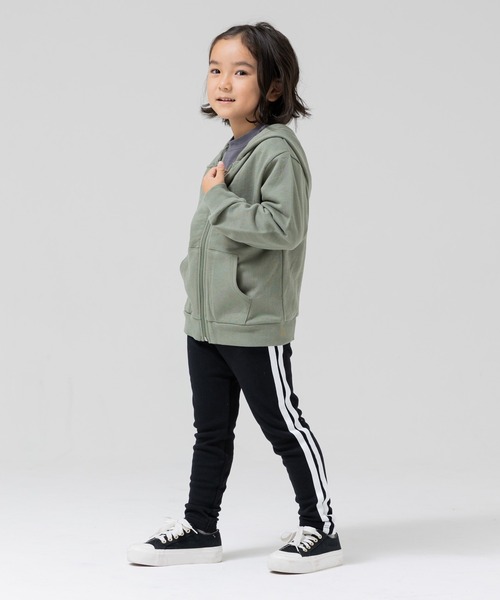 chil2 パーカー 全14色 無地ジップアップパーカー キッズ 子供服