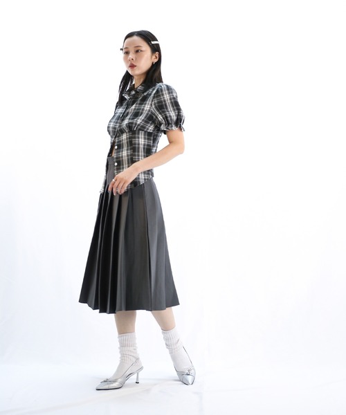 スカート プリーツミドルフレアスカート : ZOZOTOWN Yahoo!店 - 通販