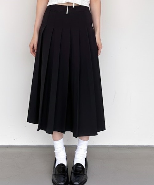 スカート プリーツミドルフレアスカート : ZOZOTOWN Yahoo!店 - 通販