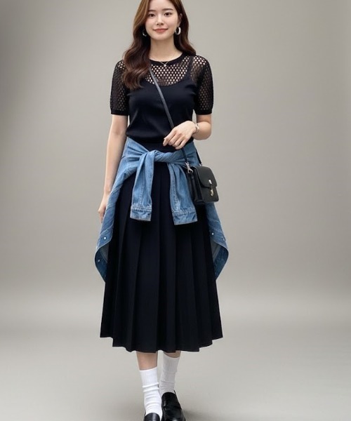 スカート プリーツミドルフレアスカート : ZOZOTOWN Yahoo!店 - 通販