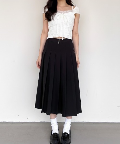 スカート プリーツミドルフレアスカート : ZOZOTOWN Yahoo!店 - 通販