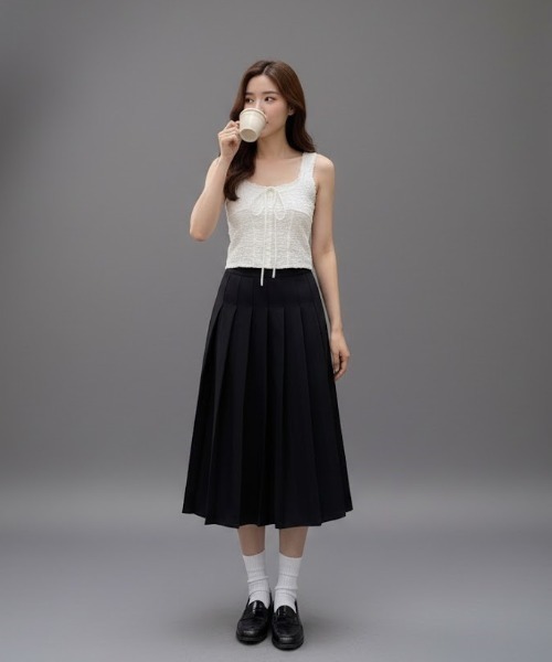 スカート プリーツミドルフレアスカート : ZOZOTOWN Yahoo!店 - 通販