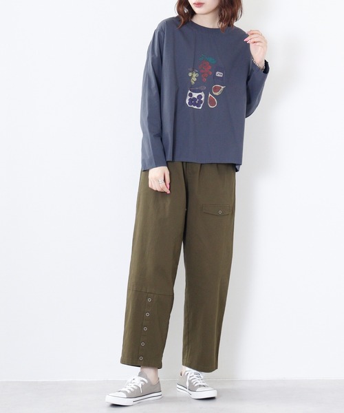 Emago ブラウス シャツ EMAGO ジャムプリントブラウス