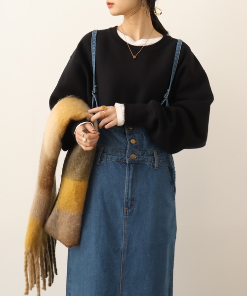 サロペットタイトマキシスカート main image 1