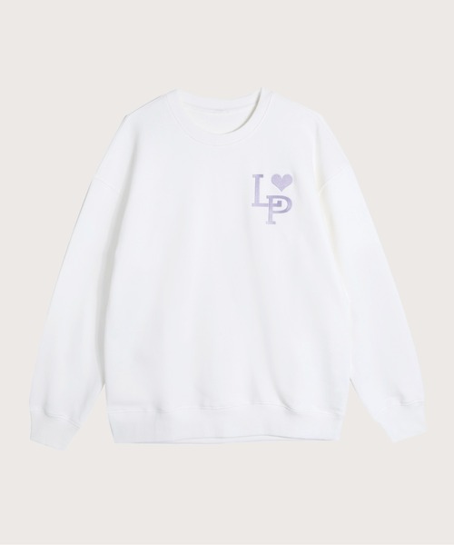 トレーナー スウェット オリジナルアイコンセーター LA POMME petit Light Purple Icon Sweater レディース