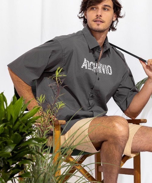 archivio（アルチビオ） シャツ 「MENS」エコ素材撥水シャツ「2024年春