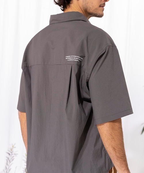ARCHIVIO メンズシャツ archivio（アルチビオ） シャツ 「MENS」エコ素材撥水シャツ「2024年春