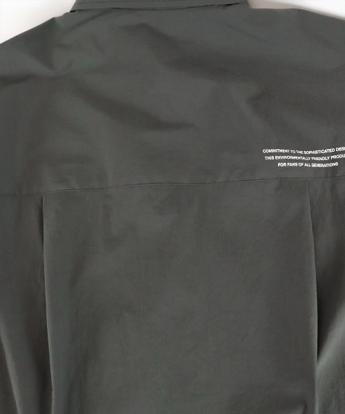 archivio（アルチビオ） シャツ 「MENS」エコ素材撥水シャツ「2024年春