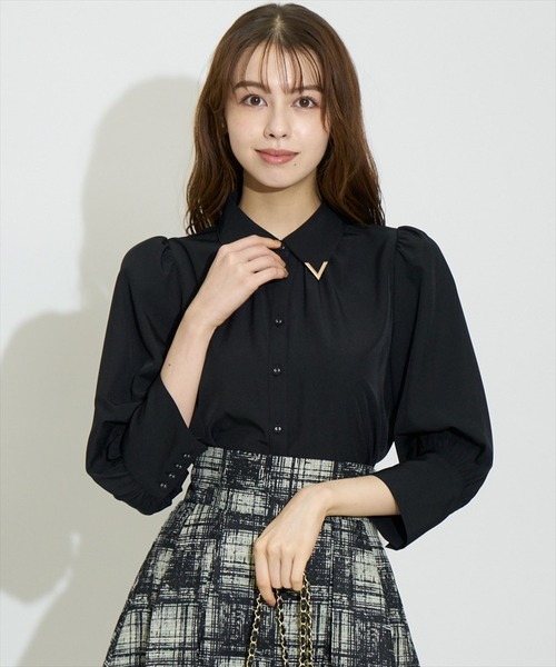 SWINGLE（スウィングル） スカート アートチェックタックフレア