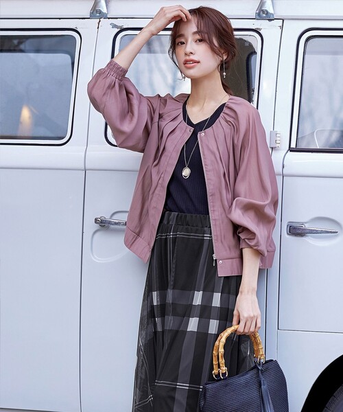 Tiaclasse スカート 「小倉優子さん着用」チュールレースチェック