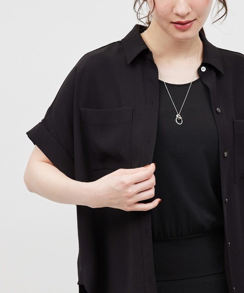 ROPE'（ロペ） ブラウス シャツ 「新色追加」トリアセバックサテン