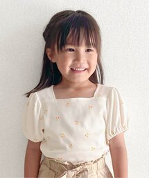 apres les cours（アプレレクール） tシャツ スクエアネックパフT