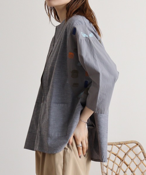 カーディガン EMAGO 森刺繍カーデ レディース Emago カーディガン EMAGO 森刺繍カーデ レディース : ZOZOTOWN