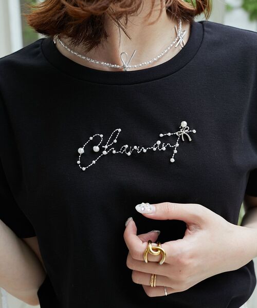 売れ筋商品|||マジェスティック Tシャツ レディース   MAJESTIC LEGON tシャツ アレンジスリーブカラーロゴTee