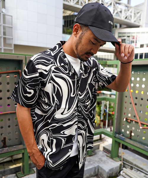 REEDOM 半袖シャツとショートパンツ XL adamsJUGGLER シャツ RIDGE/Pショートシャツ メンズ レディース