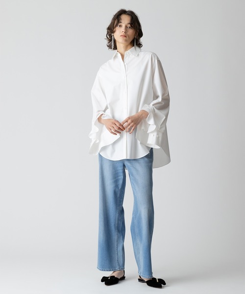 ブラウス シャツ カフスコンシャスシャツ レディース allureville ブラウス シャツ カフスコンシャスシャツ