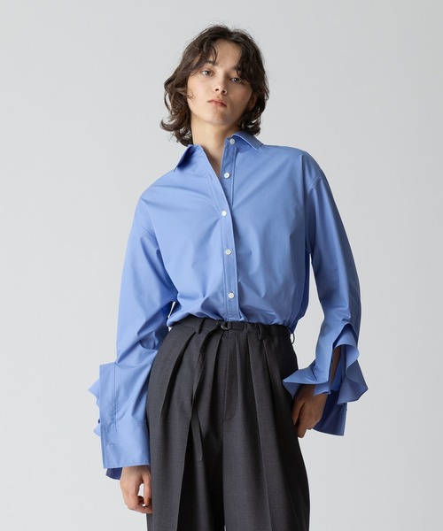 ブラウス シャツ カフスコンシャスシャツ レディース allureville ブラウス シャツ カフスコンシャスシャツ