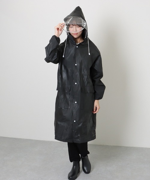 ESSENTIAL レインコート AME TO HARE レインコート メンズ レディース 通勤 ステンカラー 防水