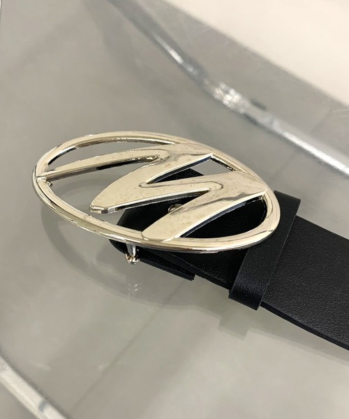 non-hedge（ノンヘッジ） ベルト アルファベットモチーフバックル