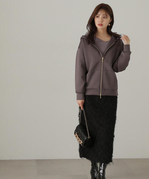 PROPORTION BODY DRESSING パーカー 段ボールニットジップ