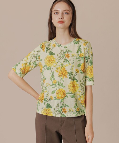 MACKINTOSH LONDON シルバーフラワープリント Tシャツ 38