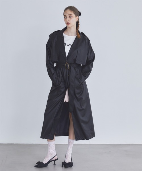 DIESEL/ディーゼル　Aライントレンチコート　ロング丈　黒　ブラック DIESEL（ディーゼル） 【並行輸入品】ディーゼル ロングコート メンズ