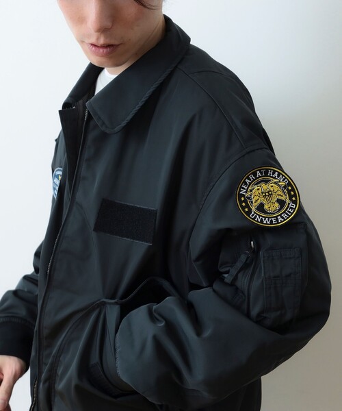 peacemaker ブルゾン mj10044-Short Microfur Volume Neck Stand Blouson ブルゾン