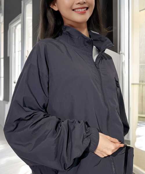 Candlestick ブルゾン ジャンバー バルーンスリーブ ナイロン タスラン