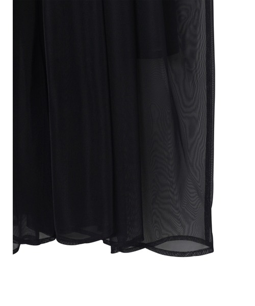 PAMEO POSE ワンピース Sheer Point Line Dress/シアーポイント