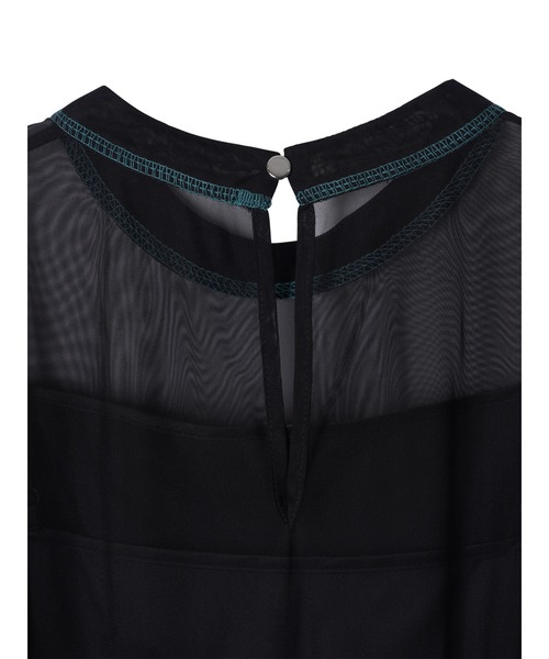 ワンピース PAMEOPOSE/SHEER POINT LINE DRESS Sheer Point Line Dress – PAMEO POSE | 公式オンラインストア