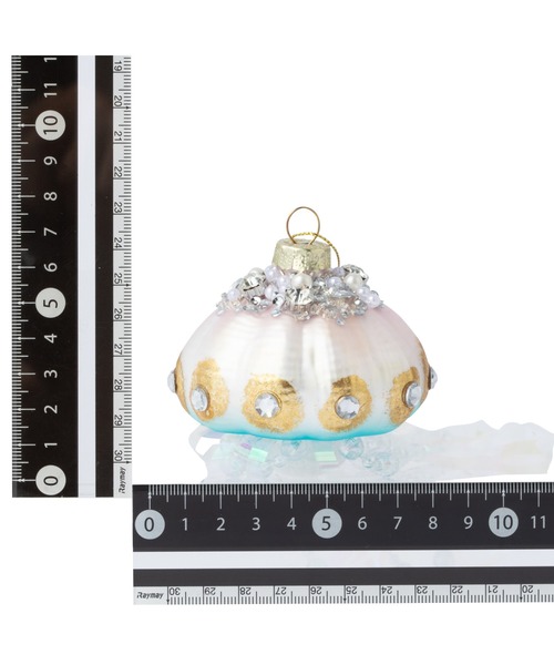 ★オーナメントガラス 水泡 クラゲデザイン 置物 2個セット a0410 ☆オーナメントガラス 水泡 クラゲデザイン 置物 2個セット a0410