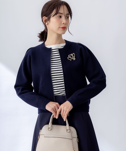 組曲（KUMIKYOKU） ニット セーター スウェットニットブルゾン