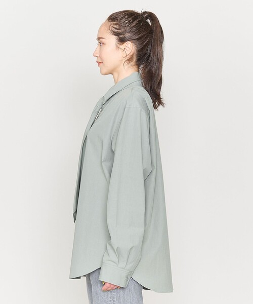 ASTRAET ブラウス シャツ 「ASTRAET」コットン ツイル ネクタイ