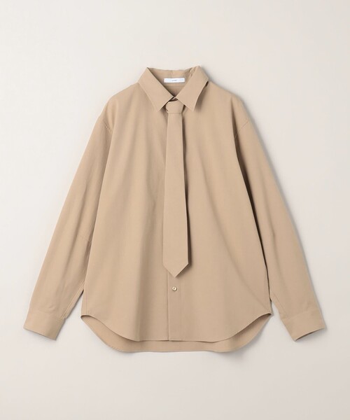ブラウス シャツ 「ASTRAET」コットン ツイル ネクタイシャツ レディース ASTRAET ブラウス シャツ 「ASTRAET」コットン ツイル ネクタイ