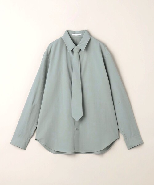 ブラウス シャツ 「ASTRAET」コットン ツイル ネクタイシャツ レディース ASTRAET ブラウス シャツ 「ASTRAET」コットン ツイル ネクタイ