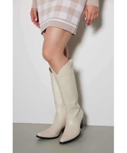 rienda（リエンダ） ブーツ ロングウエスタンブーツ 靴 レディース