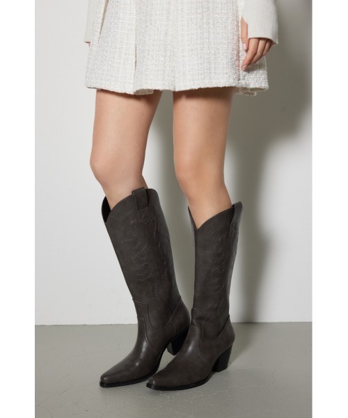 ISABEL MARANT 牛革 ウエスタンブーツ　定価10万　タグ付き ISABEL MARANT 牛革 ウエスタンブーツ定価10万