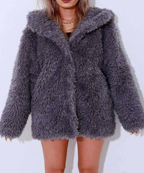 PINKY SHAKE（ピンキーシェイク） コート アウター snow poodle fur