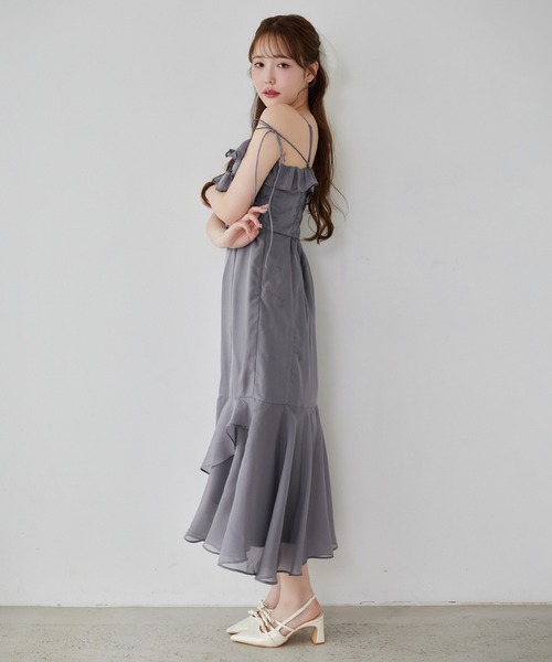 【Dreamy collection】フリルキャミワンピース one after another NICE CLAUP ワンピース 「Dreamy collection