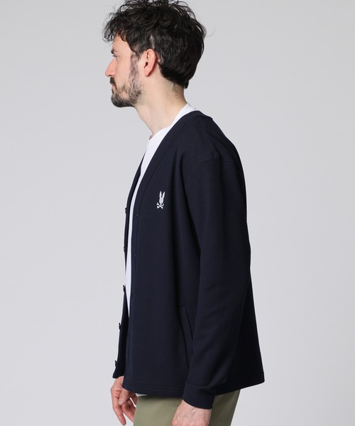 Psycho Bunny（サイコバニー） カーディガン ハニカムワッフル