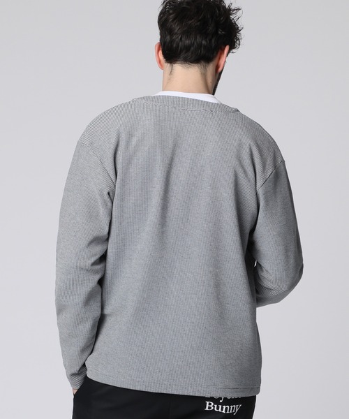 Psycho Bunny（サイコバニー） カーディガン ハニカムワッフル