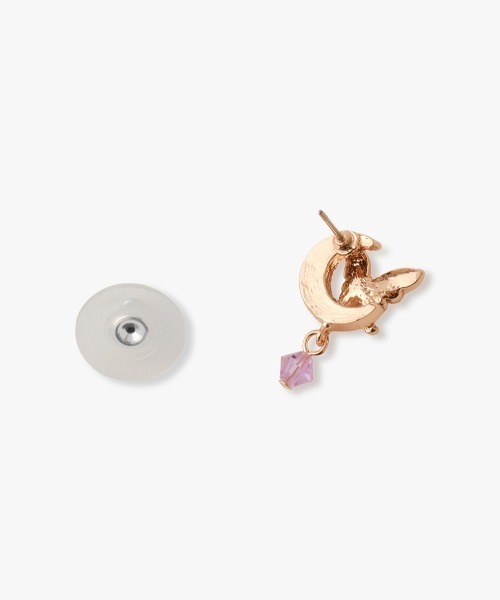 ANNA SUI 蝶々 三日月 ピアス 蝶 三日月モチーフ ピアス（ピアス（両耳用））｜ANNA SUI