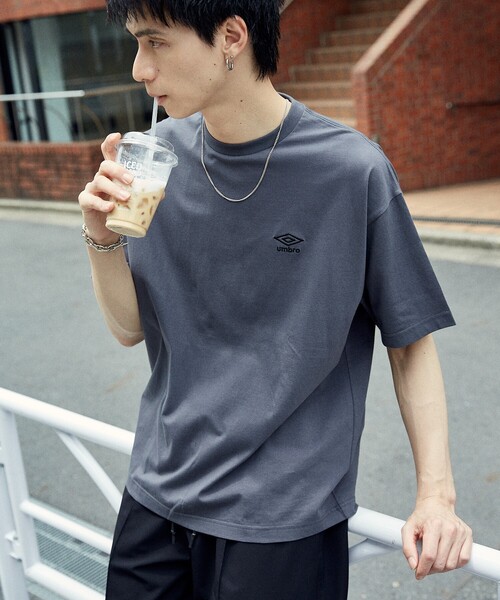DIAMOND-PRO　umbroビッグプリントTシャツ　アンブロ umbro tシャツ 「UMBRO/アンブロ」 別注 ブランドロゴ バック