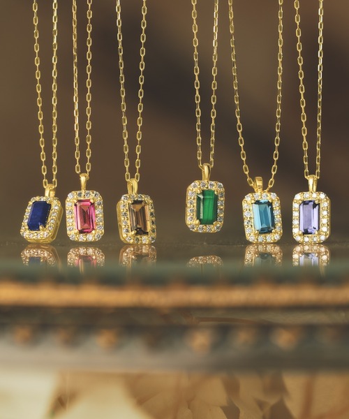 Jewel closet by L&Co. ネックレス K18 ダイヤモンド ヘイロー