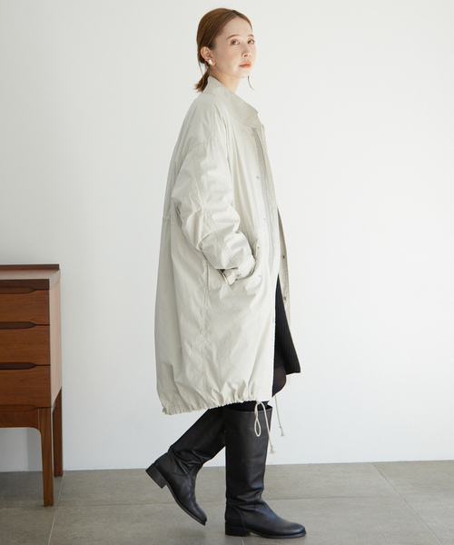 「SLOBE IENA」 モッズコート 38 ホワイト レディース_画像4