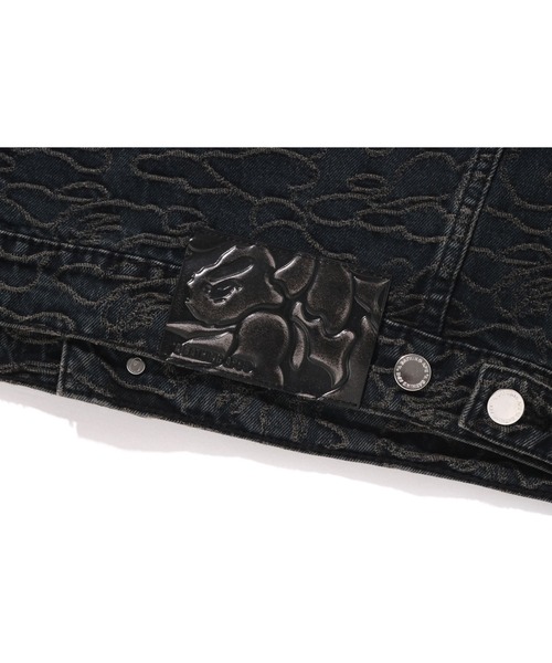 A BATHING APE（アベイシングエイプ） デニムジャケット gジャン LINE